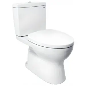 So sánh bồn cầu INAX và bồn cầu TOTO Bồn Cầu Hai Khối TOTO CS320DRT3 Nắp TC385VS