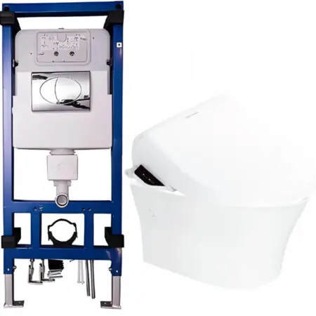 Bồn Cầu American Standard WP-2140 WP-7SR1 G3004A M11785 Treo Tường Nắp Điện Tử