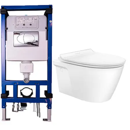 Bồn Cầu American Standard VF-3119B/WP-C119/G3004A/VPTL-3815 Treo Tường Két Âm