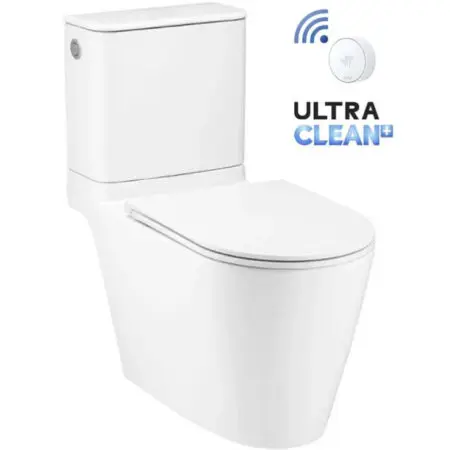 Bồn Cầu COTTO C125337 2 Khối Xả Không Chạm Nắp Êm