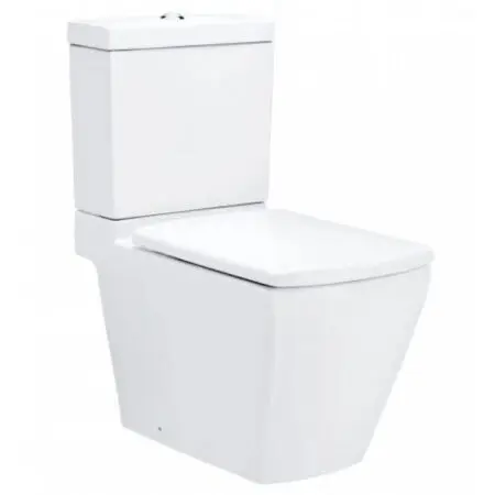 Bồn Cầu COTTO C17087 2 Khối Tetragon Xả Nhấn