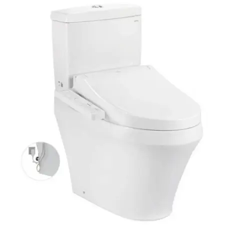 Bồn Cầu Điện Tử TOTO CS945PDW16 Nắp Rửa Washlet TCF23410AAA C2 Thoát Ngang