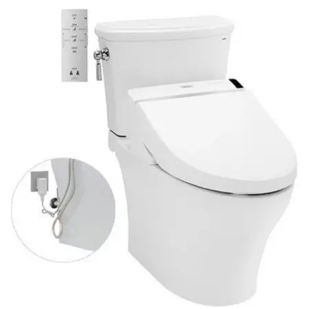Bồn Cầu Điện Tử TOTO CS986GW6 Nắp Rửa Washlet