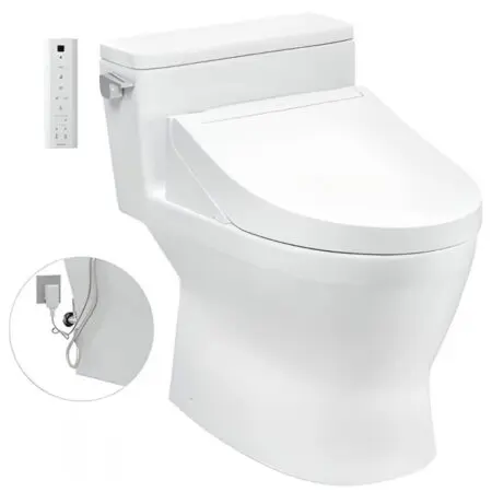 Bồn Cầu Điện Tử TOTO MS188VKW14 Nắp Washlet TCF24410AAA