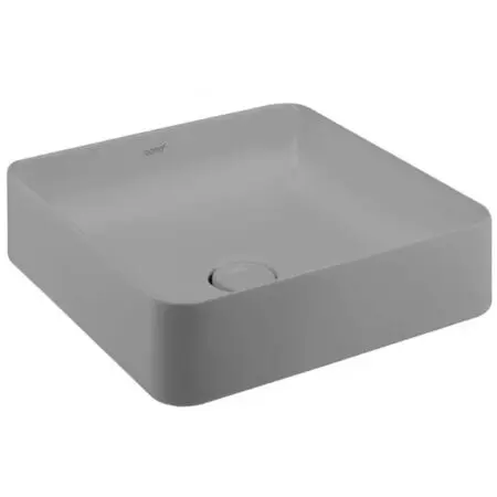 Chậu Lavabo COTTO C00341 MSL Đặt Bàn Màu Xám