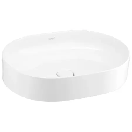 Chậu Lavabo COTTO C00343 MWH Đặt Bàn Màu Trắng Mờ