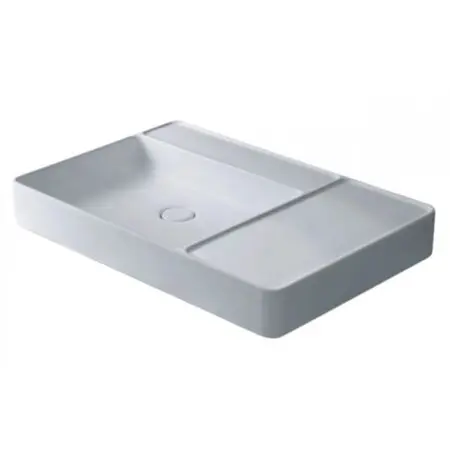 Chậu Lavabo COTTO CPW0501 MWH 750x500 mm Quil Đặt Bàn