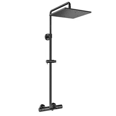 Vòi Sen Cây TOTO TBW08405A#MBL Nhiệt Độ Xả Bồn Vuông 300mm Màu Đen Mờ