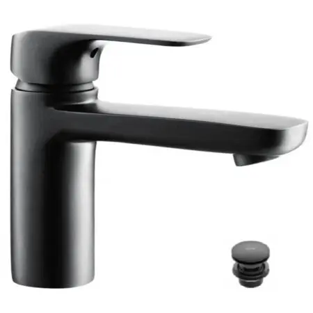 Vòi Lavabo COTTO CT1142A#BL Scirocco Nước Lạnh Màu Đen
