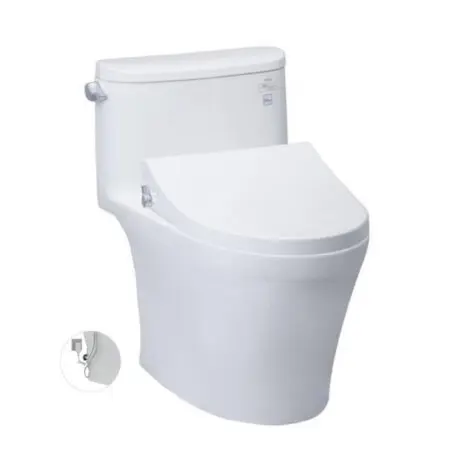 Bàn Cầu TOTO MS887RE2 (MS887E2) Một Khối Nắp Cơ