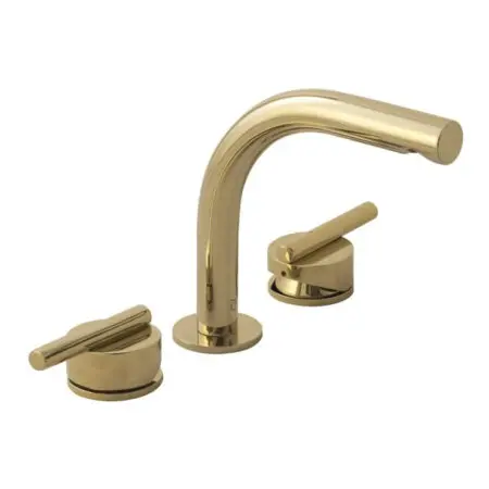 Vòi Lavabo COTTO CPF202A#GR2 Nóng Lạnh Màu Vàng Quil 3 Lỗ