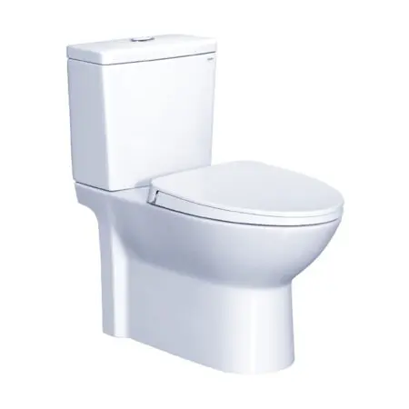 Bồn Cầu CAESAR CD1340 Thùng T1140 Nắp Êm