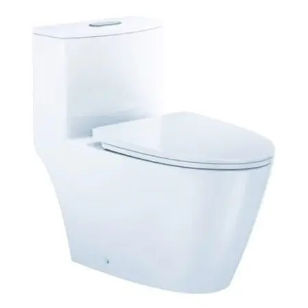 Bồn Cầu CAESAR CD1363 Một Khối Nắp Êm