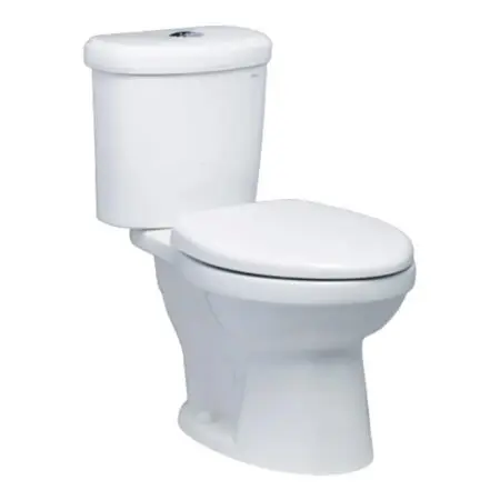 Bồn Cầu CAESAR CT1338 Thùng T1138 1 Nhấn Nắp Thường