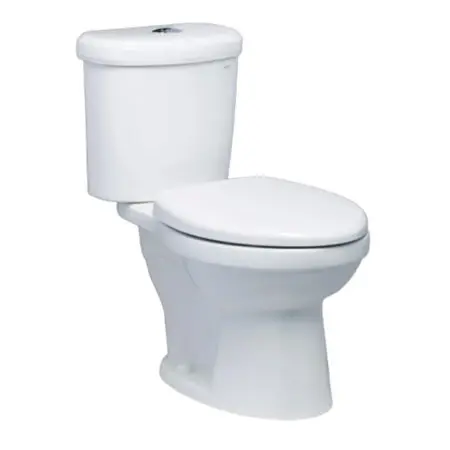 Bồn Cầu CAESAR CTS1338 Thùng T1138 1 Nhấn Nắp Êm