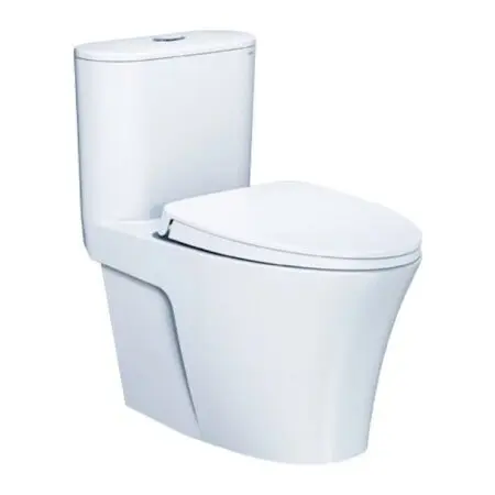 Bồn Cầu CAESAR CD1395 Một Khối Nắp Êm