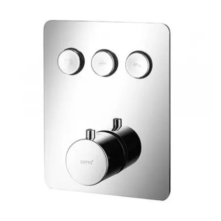 Van Điều Chỉnh Nhiệt Độ Cotto CT3017 Âm Tường 3 Đường Nước
