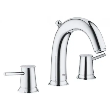 Vòi Chậu Rửa Mặt Grohe 20470000 Nóng Lạnh BauClassic 3 lỗ