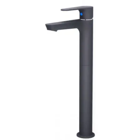 Vòi Lavabo Caesar Lạnh B061CBU Thân Cao Màu Đen