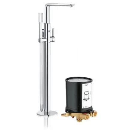 Vòi Sen Bồn Tắm GROHE 23792001 + 29086000 Đặt Sàn Lineare