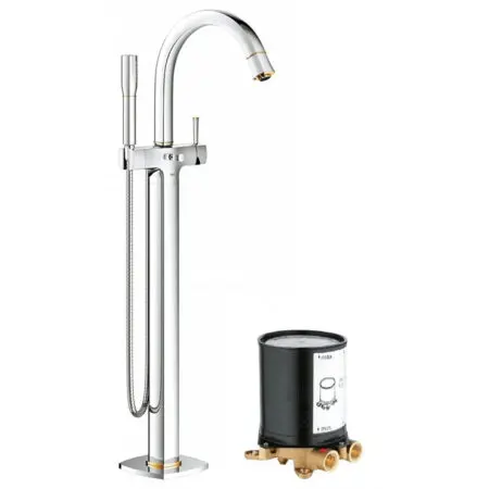 Vòi Bồn Tắm GROHE 23318IG0 + 29086000 Đặt Sàn Grandera