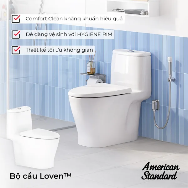 Bồn cầu American Standard 1 khối sang trọng