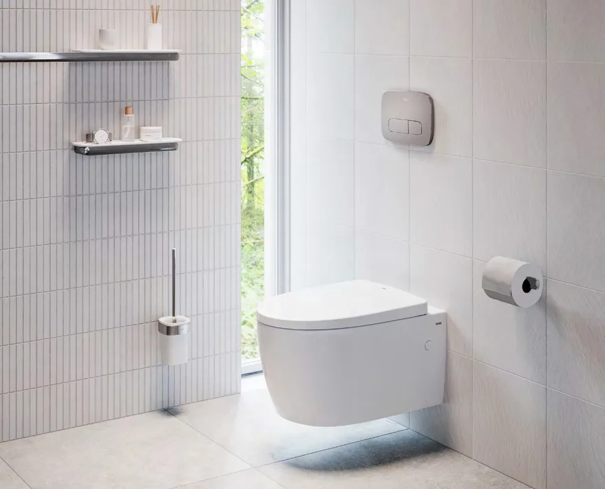 Bồn cầu INAX treo tường nhỏ gọn, sang trọng