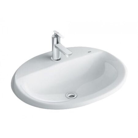 Lavabo Treo Tường Inax L-297V/L-297VC Kèm Chân Ngắn
