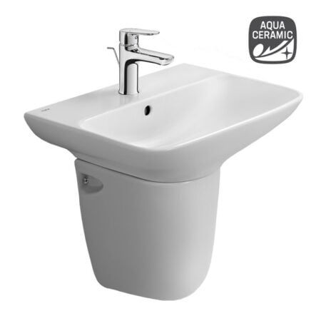 Chậu Lavabo Inax AL-289V/L-288VC Chân Treo Tường Aqua Ceramic