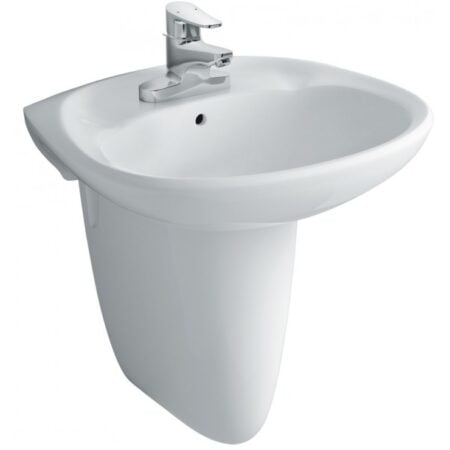 Lavabo Treo Tường Inax L-284V/L-284VC Kèm Chân Ngắn