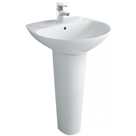 Chậu Lavabo Inax L-288V/L-288VD Treo Tường Kèm Chân Dài