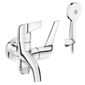 Vòi Sen Lạnh INAX BFV-17-8C Tay Sen Tăng Áp Mạ Crom