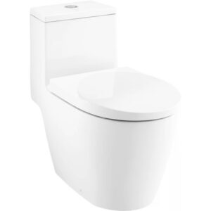 Bồn Cầu COTTO C100207 1 Khối Oval Xả Nhấn