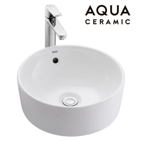 Chậu Rửa Lavabo Inax L-295V Đặt Bàn Tròn