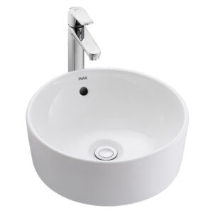 Chậu Rửa Lavabo Inax L-295V Đặt Bàn Tròn