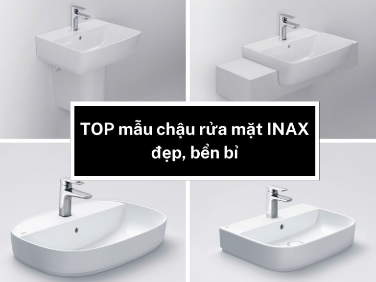 TOP các mẫu lavabo INAX đẹp, bền bỉ