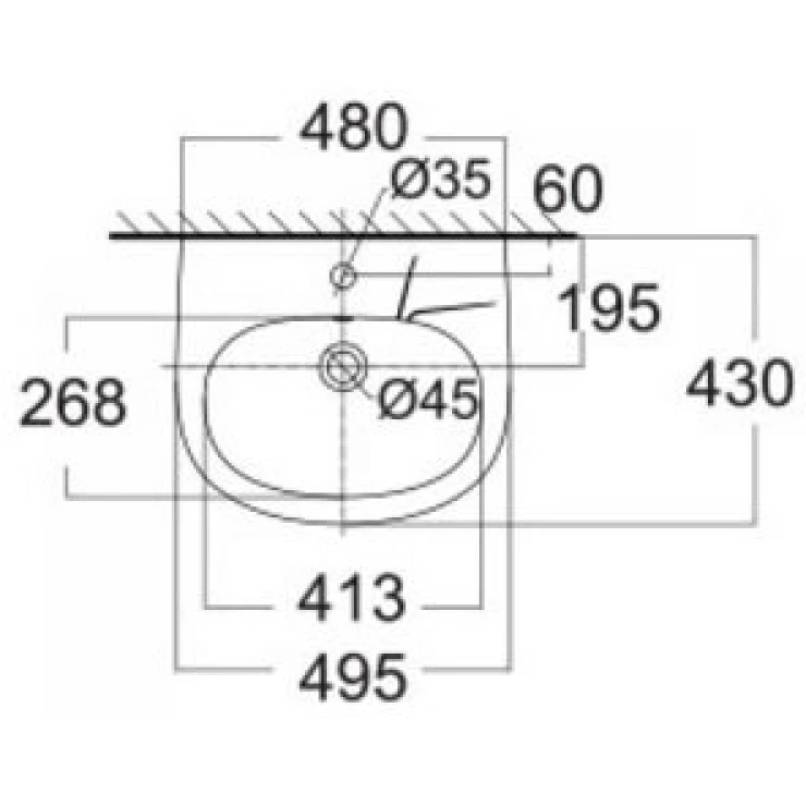 Chậu Rửa Lavabo American Standard VF-0947 Codie Treo Tường