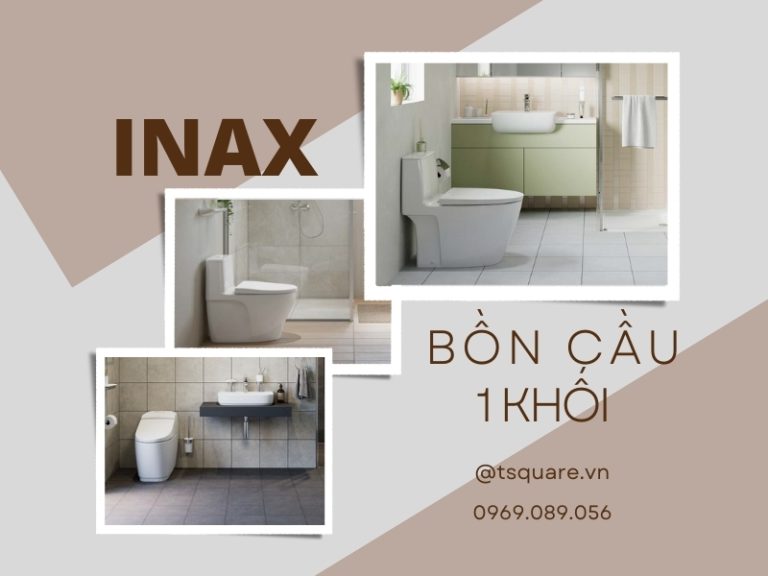 Bồn cầu 1 khối INAX bán chạy nhất thị trường hiện nay