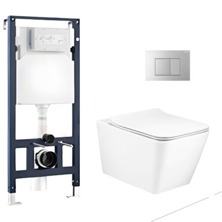 Bồn Cầu COTTO SC197627(F) Treo Tường Nắp Êm