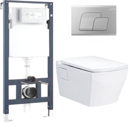 Bồn Cầu COTTO SC19777(F) Treo Tường Thoát Ngang Tâm 255mm