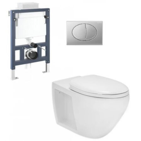 Bồn Cầu COTTO SC198517(T) Treo Tường Thoát Ngang Tâm 220mm