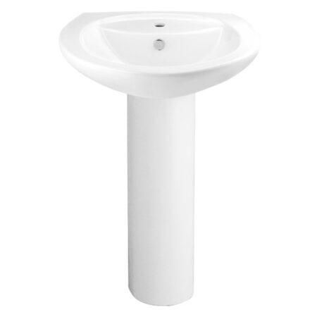 Chậu Lavabo COTTO C0107/C411 Alice Treo Tường Chân Dài