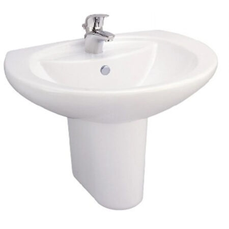 Chậu Lavabo COTTO C0107/C4201 Alice Treo Tường Chân Ngắn