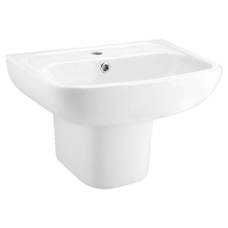Chậu Lavabo COTTO C0141/C4241 Brio Treo Tường Chân Ngắn