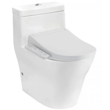 Bàn Cầu TOTO CW166RB/TCF33320GAA/T53P100VR Nắp Điện Tử Chữ D S2