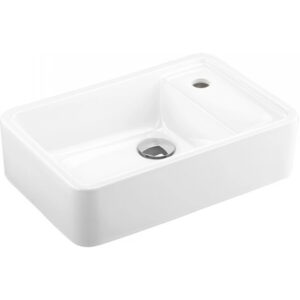 Chậu Lavabo COTTO C00657 Treo Tường 450x300mm Nhỏ