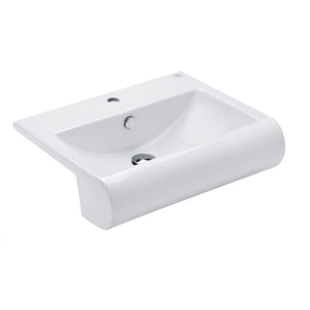 Chậu Lavabo COTTO C02237 Riviera Bán Âm Bàn