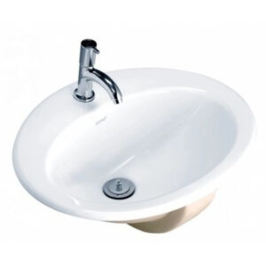 Chậu Lavabo COTTO C029 Lisa Âm Bàn Dương Vành