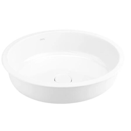 Chậu Lavabo COTTO C05200 Oval Âm Bàn