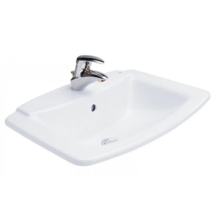 Chậu Lavabo COTTO C0110 Victor Âm Bàn Dương Vành